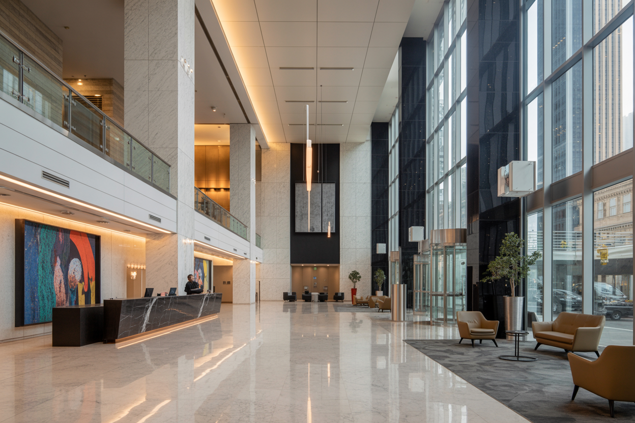 Imperium Capital Management corporate headquarters lobby